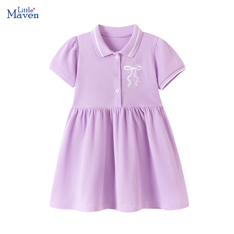 Baby Clothing Knitting Patterns - Gaun Little Maven untuk Bayi Perempuan