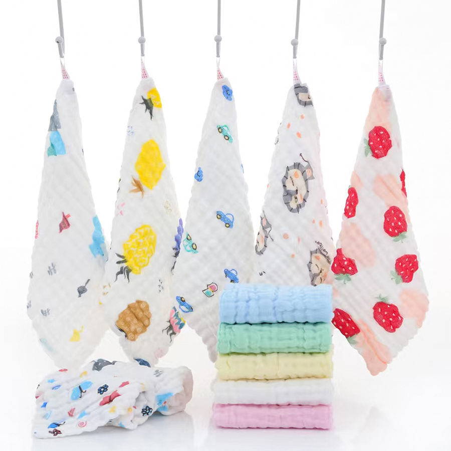 Baby Clothing Wash - 1/5 Buah Handuk Bayi Warna Acak
