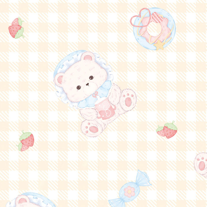Baby Clothing Yellow - Kain Lolita Motif “Baby Bear” Kuning