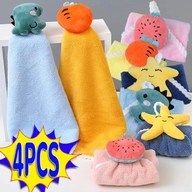Baby Clothing Wash - 1/4 Buah Handuk Tangan Anak-anak Kartun