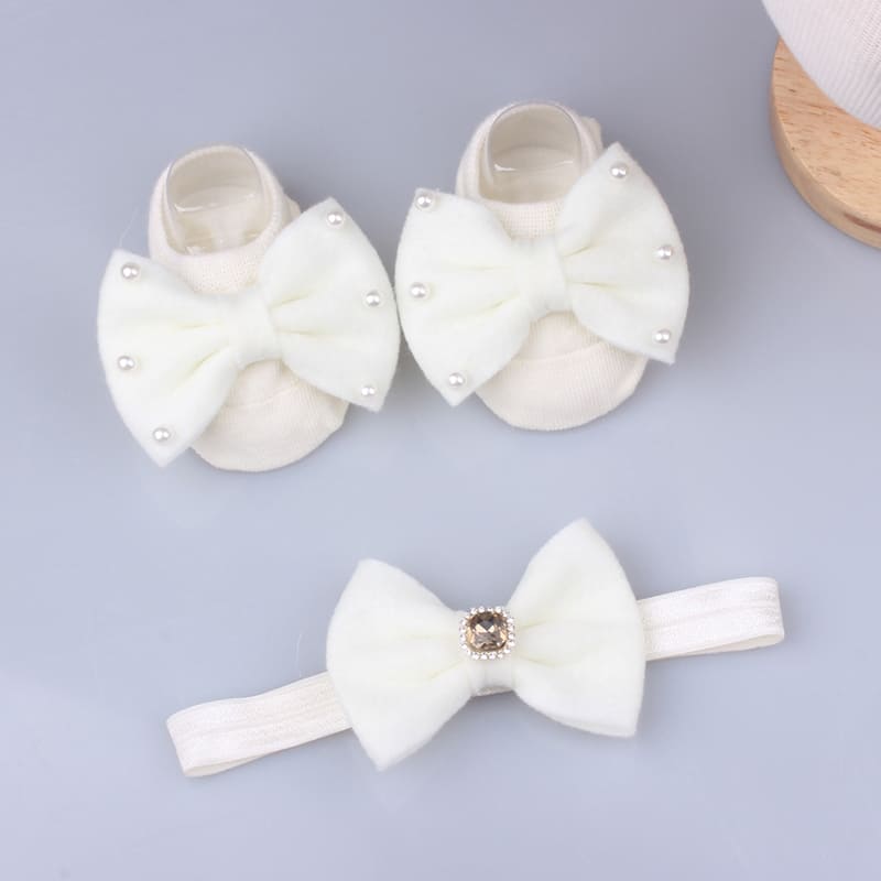 Toddler Sock Set - Set Kaus Kaki Ikat Kepala Bayi