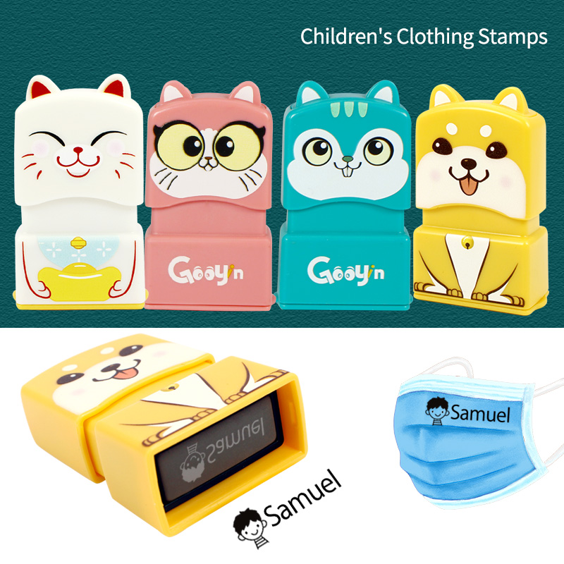 Baby Clothing Names - Stempel Nama Kustom Cat Tinta Pribadi