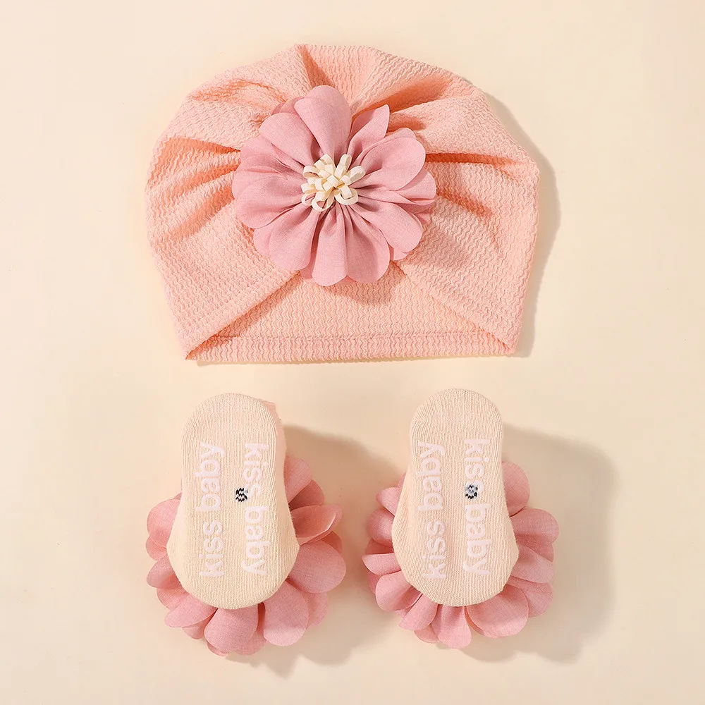 Set Kaus Kaki Topi Pita Bunga  - Toddler Sock Set ulasan dan harga