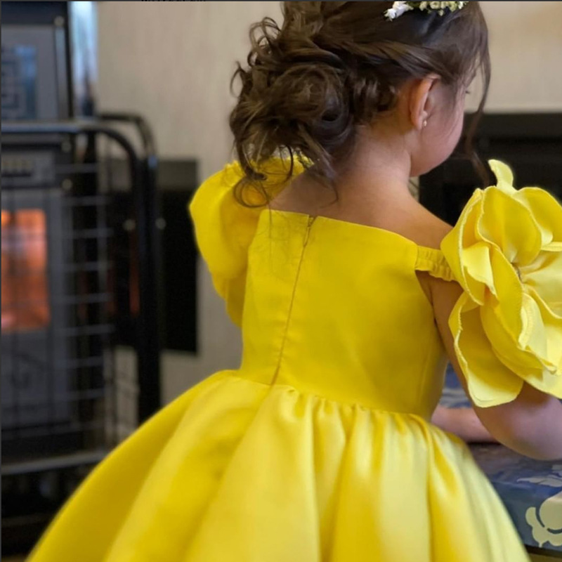 Gaun Elegan Anak Perempuan Gau - Baby Clothing Yellow ulasan dan harga