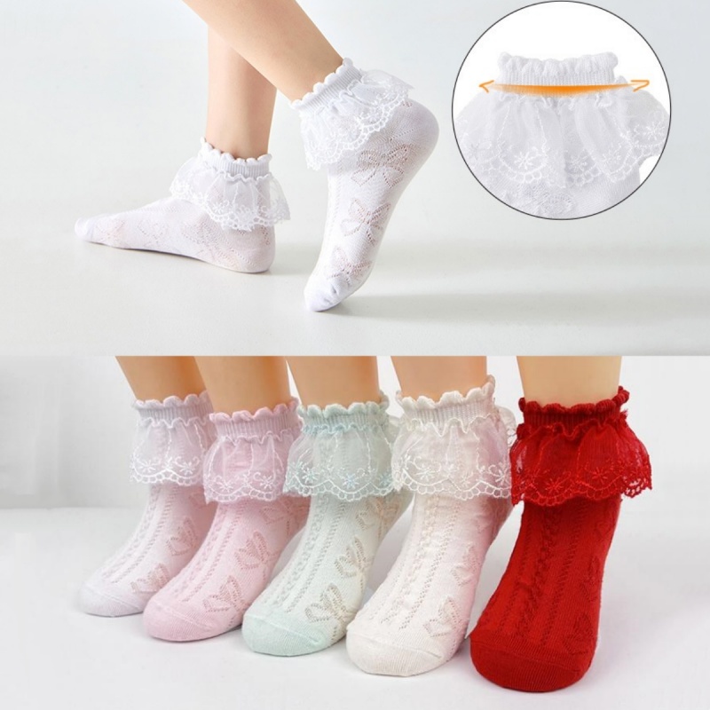 5 Pasang/Lot Kaus Kaki Tipis M - Toddler Sock Set ulasan dan harga