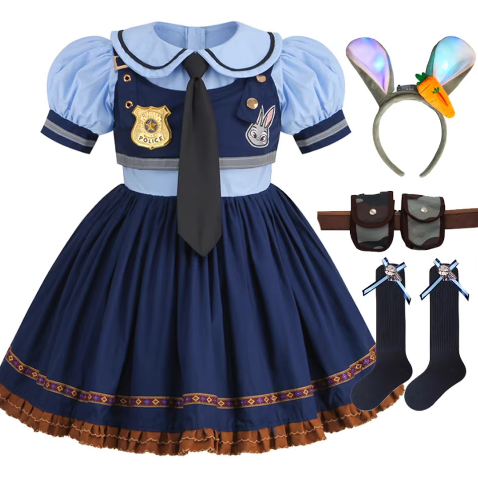 Kostum Cosplay Judy Gaun Pesta - Toddler Sock Set ulasan dan harga