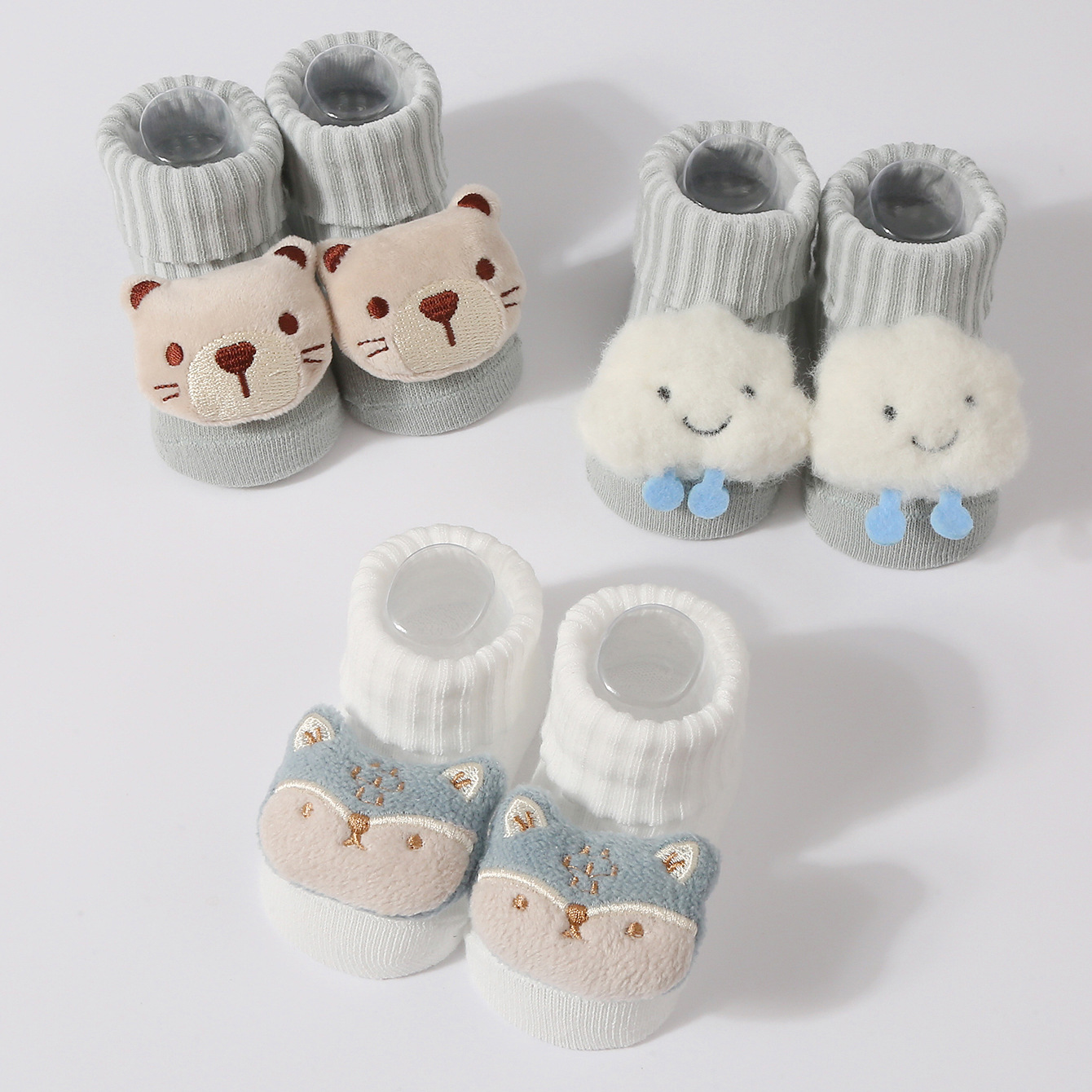 3 Pasang/Set Kaus Kaki Bayi Pe - Toddler Sock Set ulasan dan harga