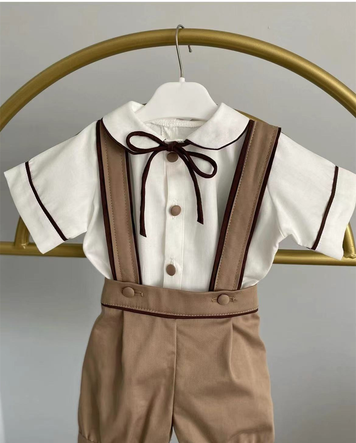 Setelan Khaki Vintage Musim Se - Baby Xmas Clothing ulasan dan harga
