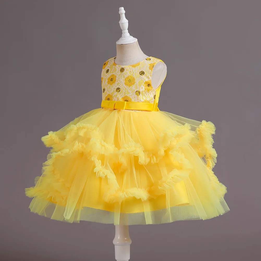 Gaun Tutu Putri Tanpa Lengan W - Baby Clothing Yellow ulasan dan harga
