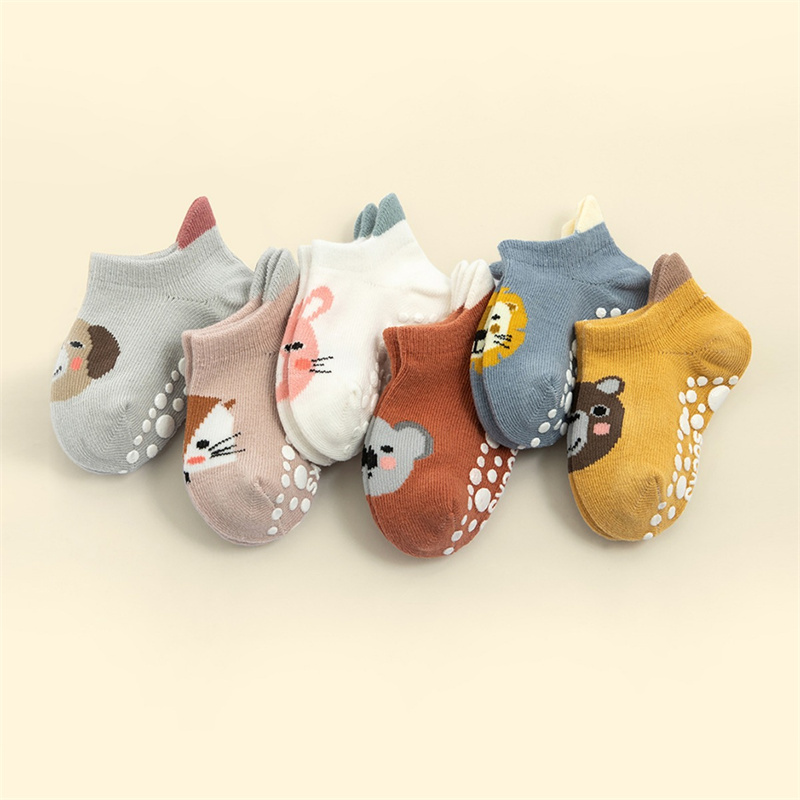 6 Pasang/Set Kaus Kaki Lantai  - Toddler Sock Set ulasan dan harga