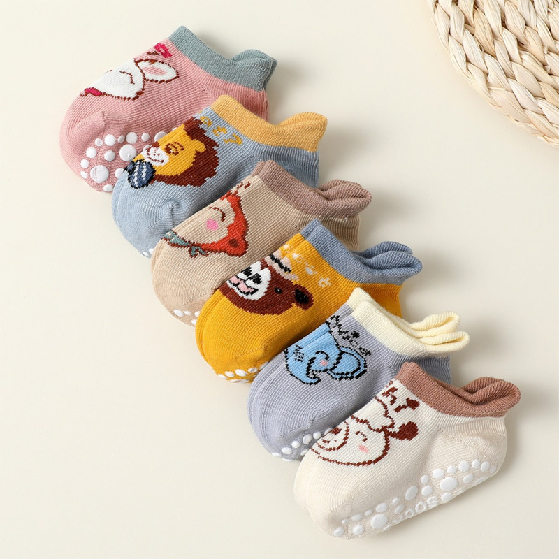 6 Pasang/Set Kaus Kaki Lantai  - Toddler Sock Set ulasan dan harga
