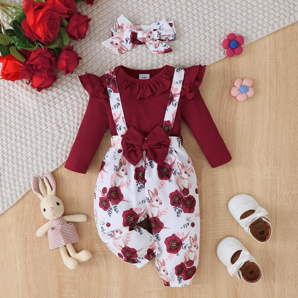 Pakaian 3 Potong untuk Bayi Pe - Baby Xmas Clothing ulasan dan harga