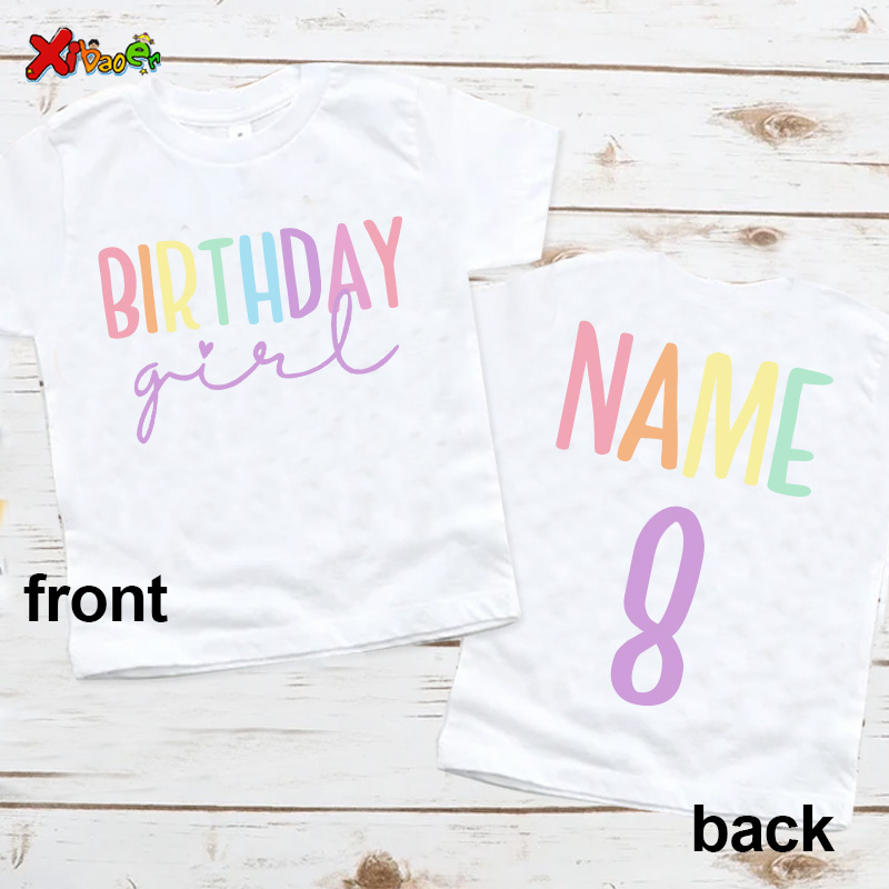 Ulang Tahun Gadis T Shirt paka - Baby Clothing Names ulasan dan harga